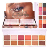 24 Paleta De Sombras Lucky Me Cs4303 Box Pink 21 Atacado S