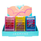 24 Paletas Magic De Sombras 6 Cores Com Pincel Jasmyne