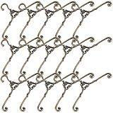 24 Peças Cabides Em Miniatura Cabides De Roupas De Boneca De Metal Suportes De Roupa De Boneca Suporte De Arame Para Boneca Em Miniatura Armários De Vestido De Boneca Suporte De Vestido De Boneca Para