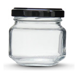 24 Potes Papinha 120ml Com Tampa Metálica Cor Preto