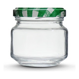 24 Potes Papinha 120ml Com Tampa Metálica Cor Verde Xadrez