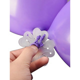 24 Suporte Clip Base Balão Flor Parede Decoração Festa