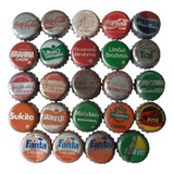 24 Tampinhas Antigas Refrigerantes Cervejas