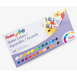 24 Tinta Aquarela Wfrs Pentel Cores Estojo Grande