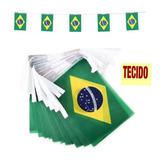 240 Bandeirinhas Brasil Tecido Copa Mundo