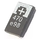 24pçs Capacitor De Tântalo 470uf 2 5v Ps3 Frete 13 00
