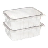 24un Pote Marmita Fit Descartável 350ml Freezer Microondas