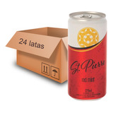 24x Agua Tônica St Pierre Red Mint Lata 270ml