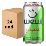24x Refrigerante Wewi Guaraná Zero Açúcar