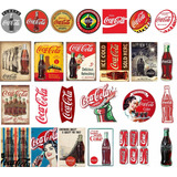 25 Adesivos Coca Cola Retrô Decoração