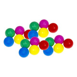 25 Bolinhas Coloridas Piscina Plástico 76mm