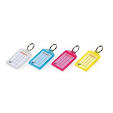 25 Chaveiro Colorido Organizador Chave Etiqueta Waleu
