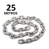 25 Metros De Corrente Galvanizada 7mm