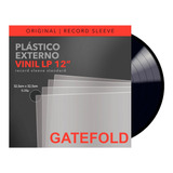 25 Plasticos Externos 0,20 Grosso P/ Lp Vinil Capa Gatefold