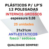 25 Plásticos Internos Antiestáticos 0,08 Grossos