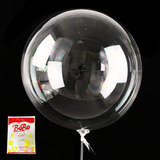 25 Unidades Balão Bubble - 24 Polegadas - 60 Cm - Cristal