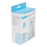 25 Unidades Saco Para Armazenar Leite Materno - 200ml - Buba