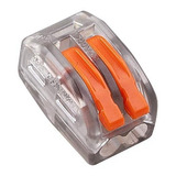 25 X Conector Elétrico Emenda Rápida Derivação Borne 2 Fios