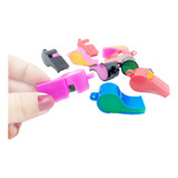 25 Apitos G Brinquedo Plástico Kit Futebol Juiz Lembrancinha