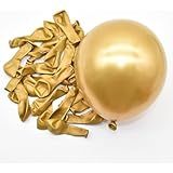 25 Balão Bexiga 5 Pol Dourado Cromado Metalizado Alumínio Platino