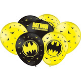 25 Balões Bexigas N9 Decoração Festas Batman