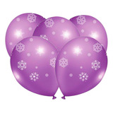 25 Bexigas Balão N9 Decoração Frozen