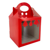 25 Caixas Com Visor Para Panetone chocotone De 250g