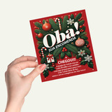 25 Cartão Natal Boas Festas Feliz Ano Novo Agradecimento Tag