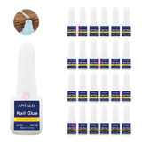 25 Cola Naill Glue Para Unhas Postiças Manicure Atacado