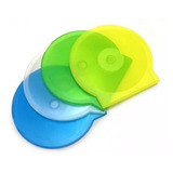 25 Estojo Capa Cd Dvd Bolachinha Slim Varias Cores Novo