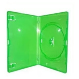 25 Estojo Capa Dvd cd Case X box Verde Sony 14 Mm