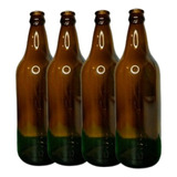 25 Garrafa De Vidro Cerveja Artesanal Caçula Ambar Original