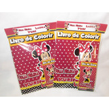 25 Kits Livro De Colorir Minie