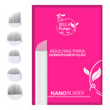 25 Laminas Microblading Tebori Agulha Ler Descrição Cor 12u Flex 0 18mm
