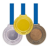 25 Medalhas Metal 44mm Lisa Com