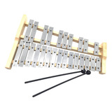 25 Notas Glockenspiel Xilofone Moldura De Madeira Presentes