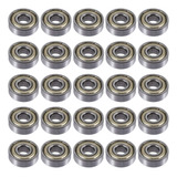 25 Peças De Rolamentos 608 Zz Miniatura De Metal 608zz Com