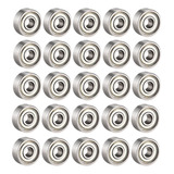 25 Peças De Rolamentos 608 Zz Miniatura De Metal 608zz Com