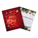 25 Postal Hot Stamping Boas Festas