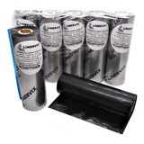 25 Rolos Ribbon Cera 110x91 Premium Preto Para Impressoras Argox 214 Elgin L42 E Pro Eltron Godex Sato Zebra Gt800
