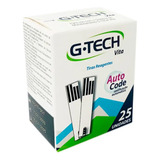 25 Tiras Reagentes Para Aparelho De Glicemia G tech Vita
