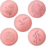 250 Peças Adesivos De Selo De Envelope- Flores - Elegantes Adesivos De Casamento Florais De Folha De Ouro Rosa Em Relevo Para Convites- Salvar A Data- Certificados- Etiquetas De Correspondência