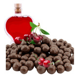250g Drágeas De Chocolate Ao Leite Com Licor De Cereja