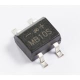 25pçs Ponte Retificadora Smd Mb10s
