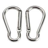 25pcs Mini Mosquetão De Alumínio Clipe P Camping Chaveiro