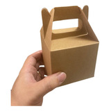 25un Caixa Maleta Kraft P - Festa Escolar Lanches Delivery