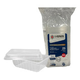 25unid Embalagem Microondas E Freezer 500ml Marmita Fitness