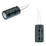 25x Capacitor Eletrolítico 47uf X 250v 105º Kit C/25 Peças