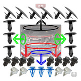 27 Grampos Montagem Grade Grelha Frontal