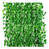 27 Metros Trepadeira Artificial Verde Hera Ramas Pendente